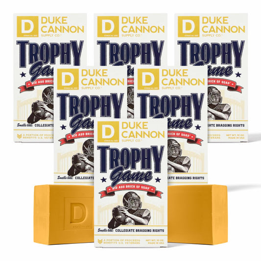 Duke Cannon Big Brick Trophy Game bar with rugged outdoors scent for outdoor cleansing