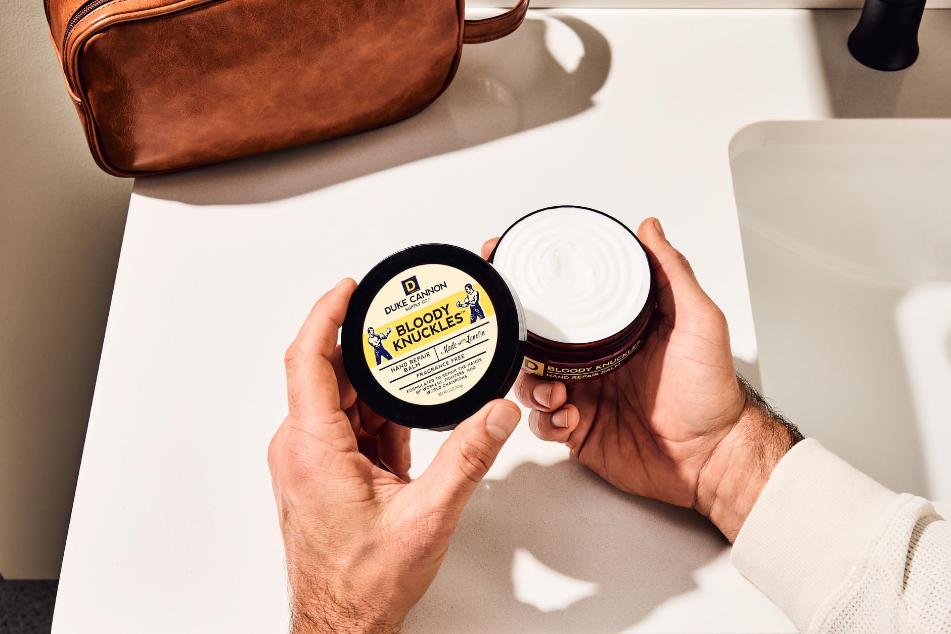 Duke Cannon Bloody Knuckles unscented formula for daily wear.