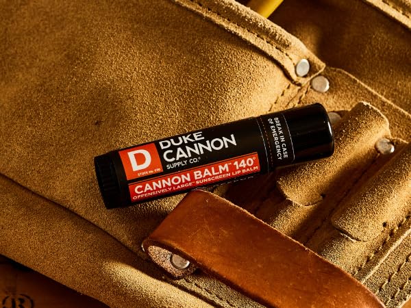 Duke Cannon bundle packaging showing two large balms for extended use