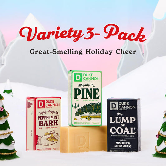 Duke Cannon Illegally Cut Pine soap bar with fresh pine aroma for outdoor routines