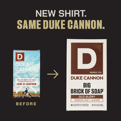 Duke Cannon Made in USA Cruelty-Free commitment supports responsible grooming products.