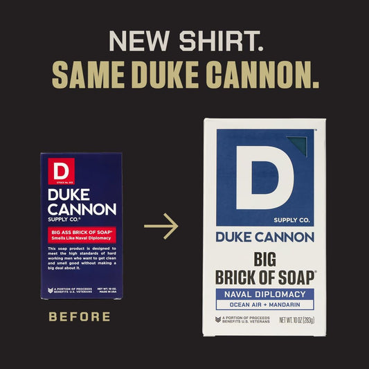Duke Cannon Naval Diplomacy soap bar lather for rugged cleaning