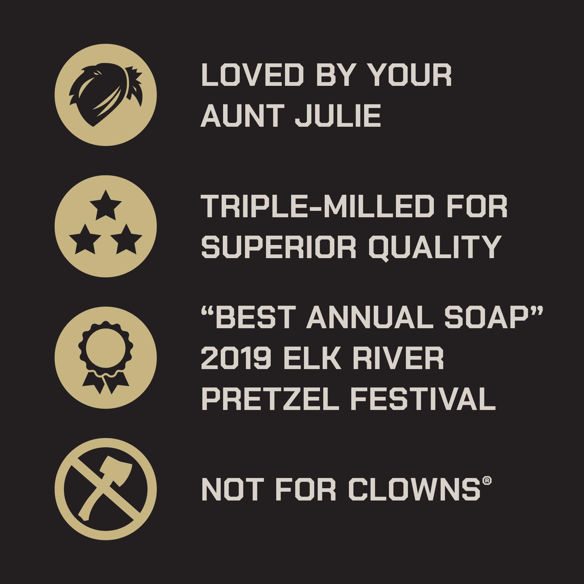Duke Cannon Pumpkin Spice Latte bar soap 3-pack lather closeup emphasizes rich foam and exfoliating feel