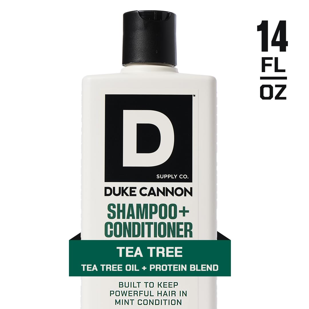 Duke Cannon Sawtooth Body Wash bottle emphasizes thick, exfoliating cleanse