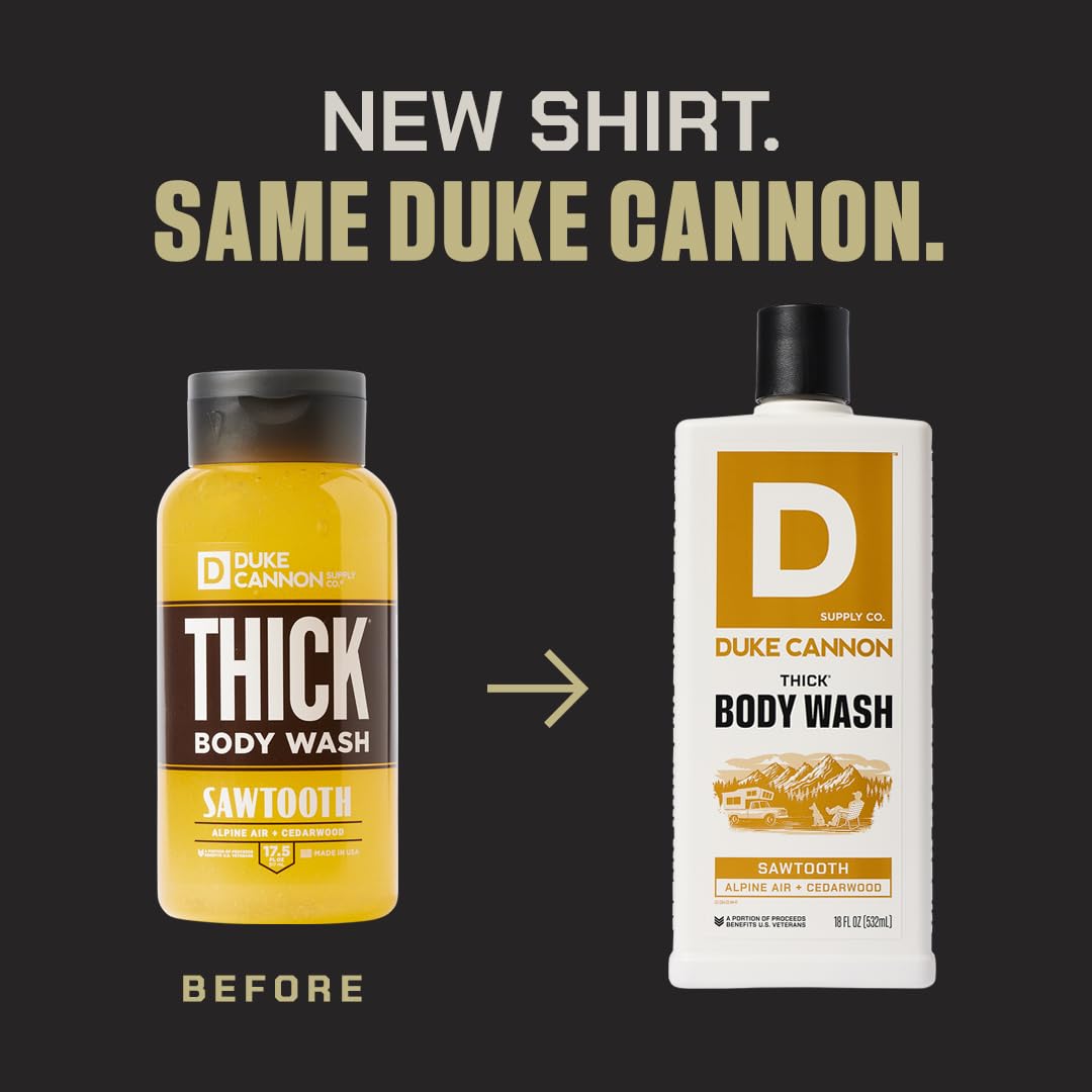 Duke Cannon Tea Tree Hair Wash foam hints at refreshing lather