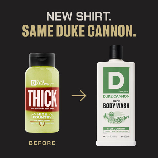 Duke Cannon High Country creamy-lather close-up shows thick, lasting texture.