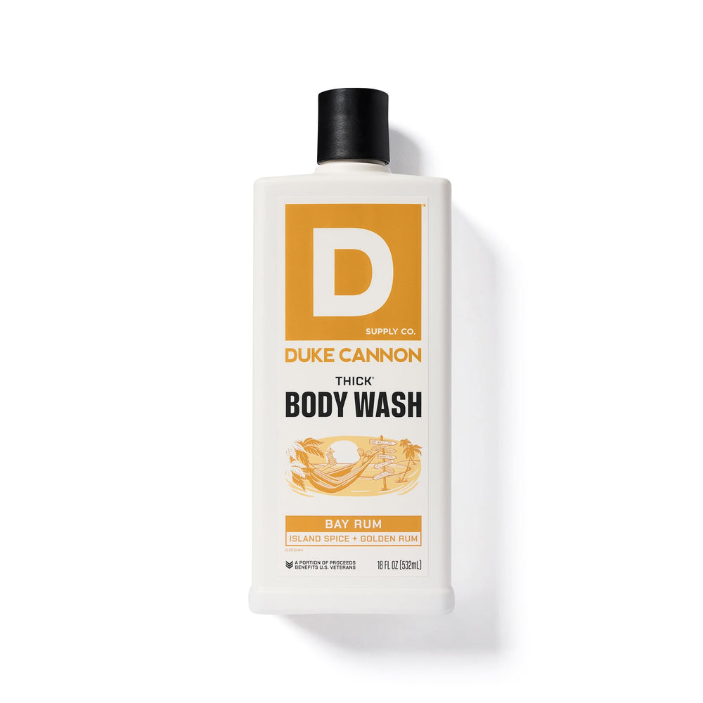 Duke Cannon THICK pack of 3 bottles ready for sharing and long use.