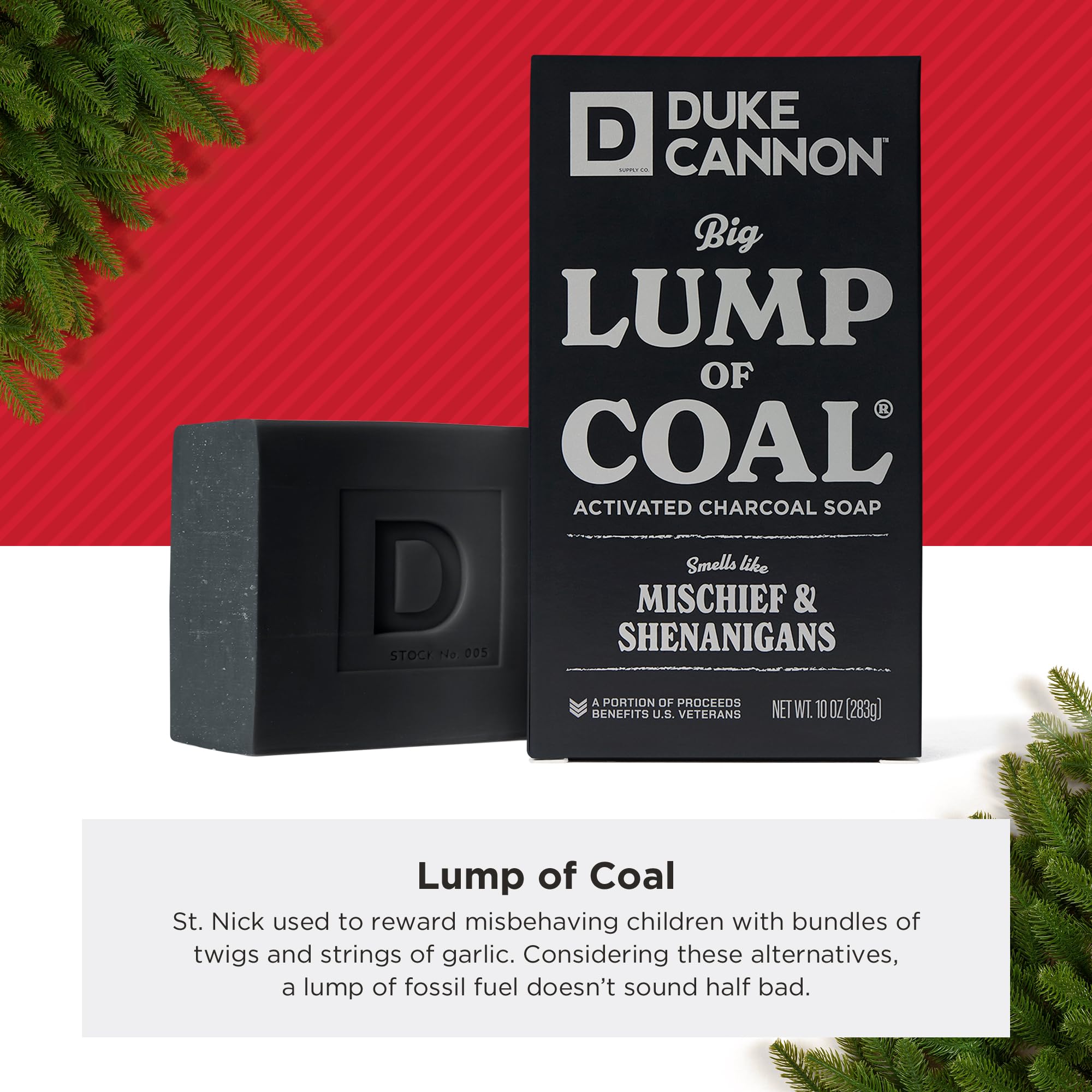 Duke Cannon triple-milled soap close-up shows dense, lasting lather.