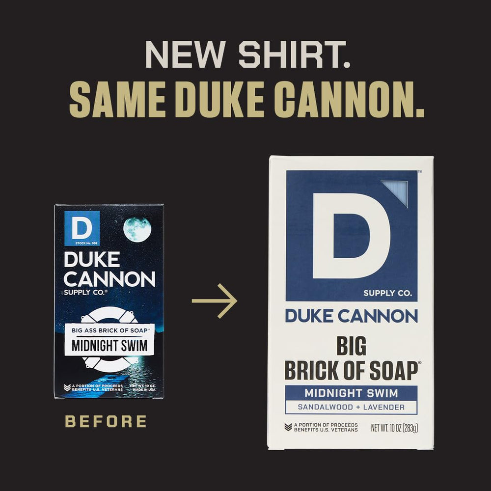 Duke Cannon Superior closeup highlights texture and invigorating daily scent.