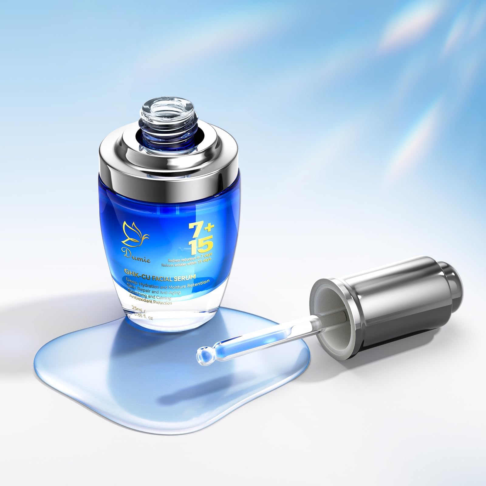 Dumie Korean skincare packaging shot showcasing premium design