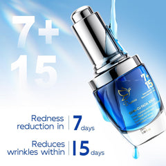 Texture of Dumie serum absorbed on skin showing hydration