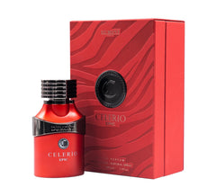 Dumont Celerio Epic bottle in red, ideal for daily wear and bold evening occasions.