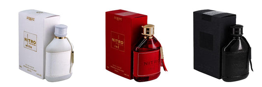 Dumont Nitro Intense bottle for evening fragrance