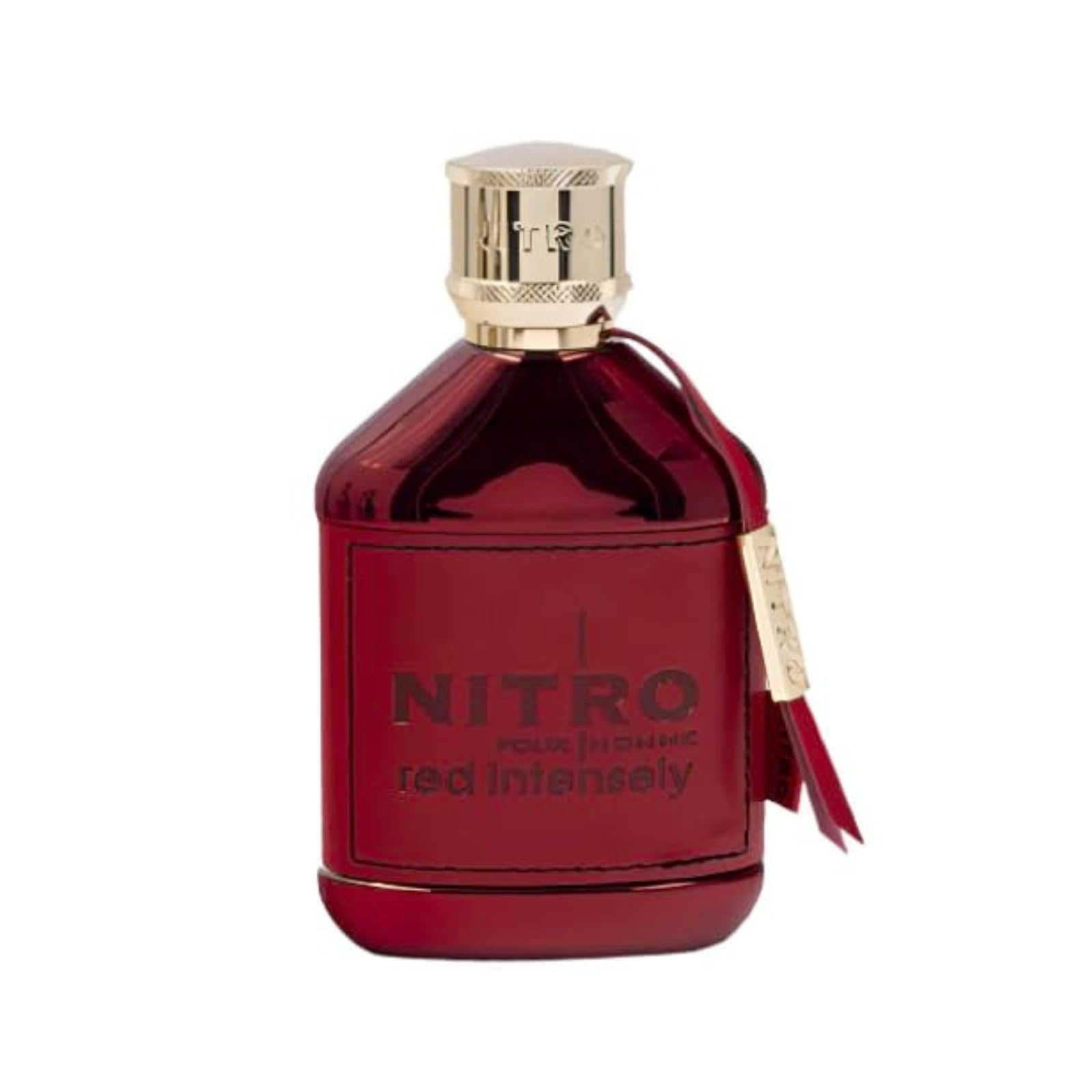 Dumont Nitro Red packaging closeup emphasizing premium materials for refined presence