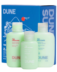 DUNE SUNCARE Jetsetter Gelly Mini packaging for on-the-go sun protection.