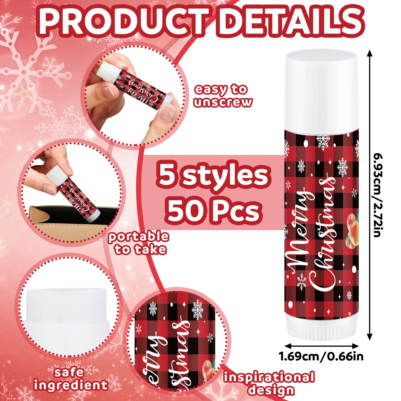 Dunzy lip balm packaging labels for easy flavor recognition