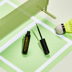 Travel-friendly, leak-proof DUO Active Black Eyelash Glue tubes in a compact kit.