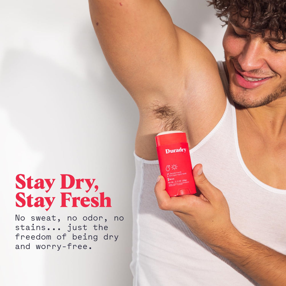 Duradry Barca stick application provides smooth glide and quick-dry finish.