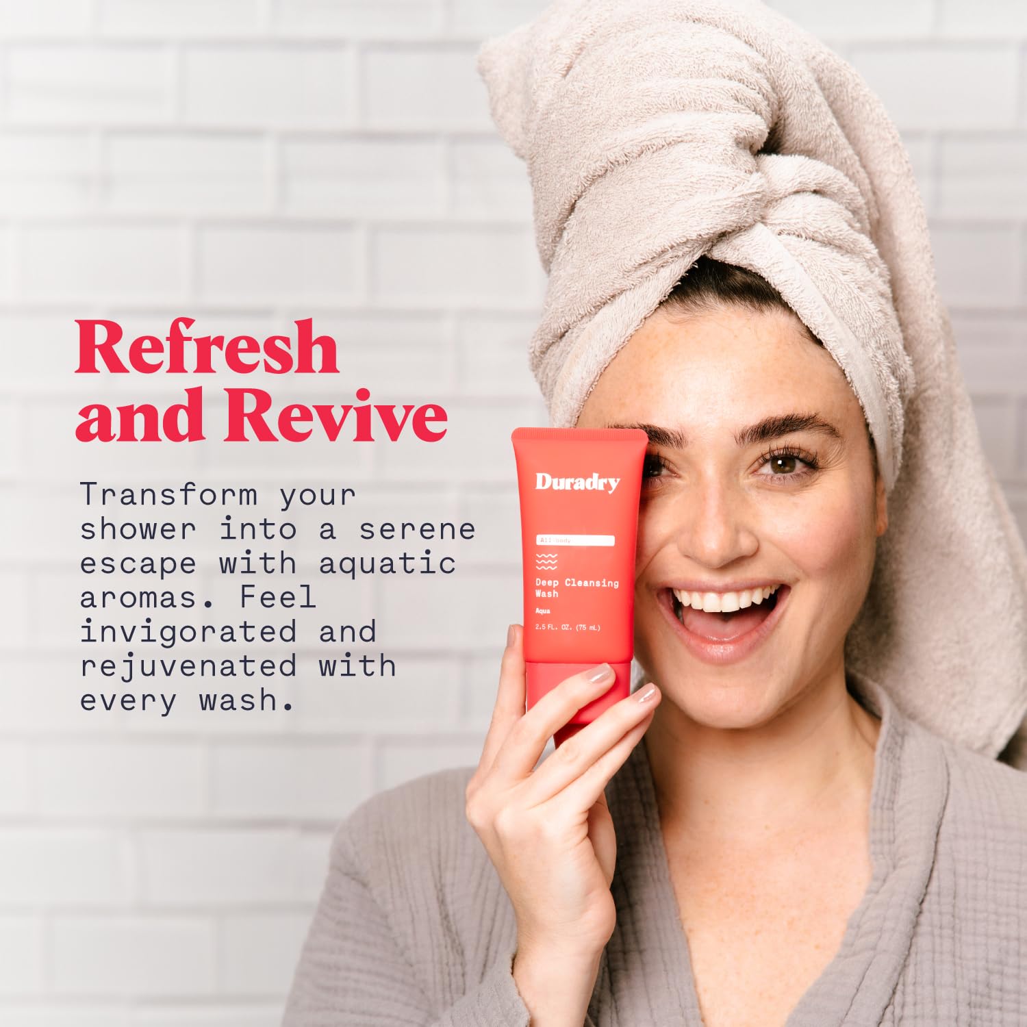 Duradry ingredients featuring avocado oil nourish the skin.