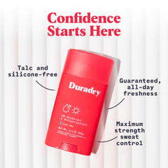 Duradry cream texture close-up showing creamy, fast-drying application