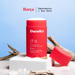 Duradry daily routine setup with morning antiperspirant use.