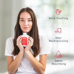 Duradry Seabreeze long-lasting freshness visual demonstrates all-day odor control.