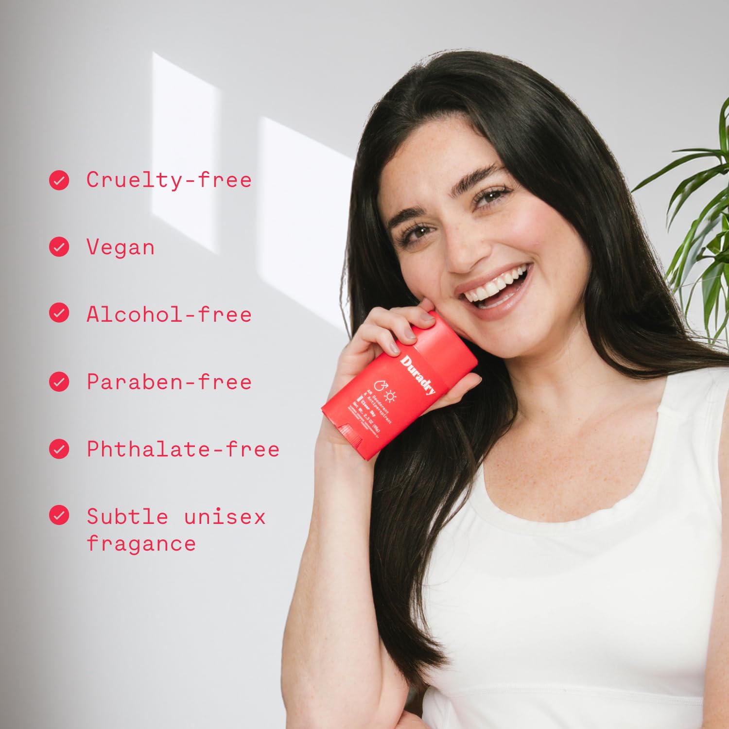 Duradry body wash lather for deep cleansing.