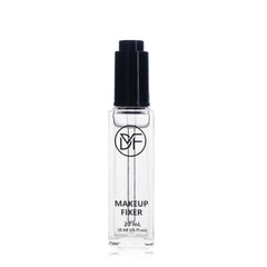 DuralineMakeupFixer bottle closeup showing portable pigment activator for versatile makeup.