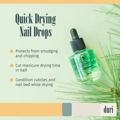 duri brand family-owned story banner builds trust in healthy nail care.