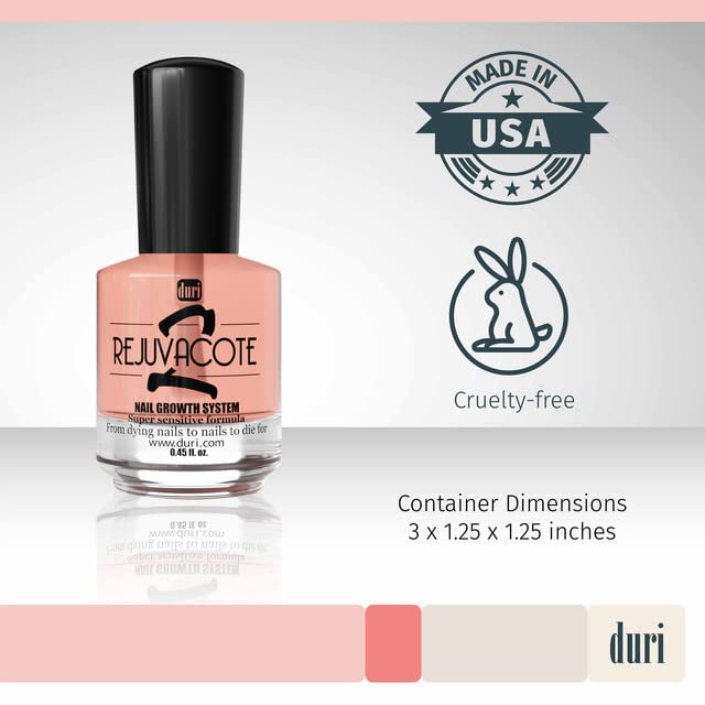 Duri Rejuvacote 2 nails healthy look close-up.