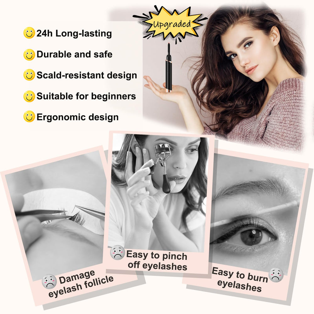 Dust2Oasis heated eyelash curler LED display demonstrates precise temperature control