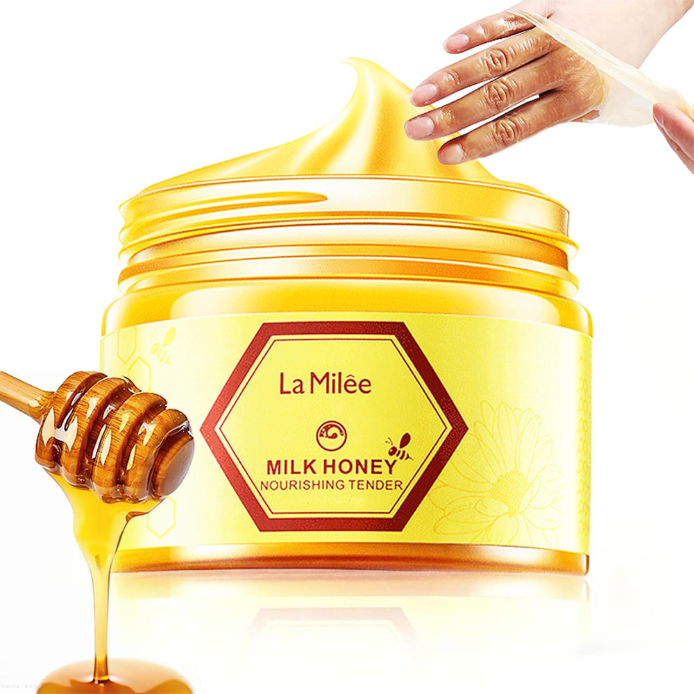 Duziur front packaging showing milk and honey benefits for soft hands