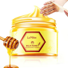 Duziur front packaging showing milk and honey benefits for soft hands