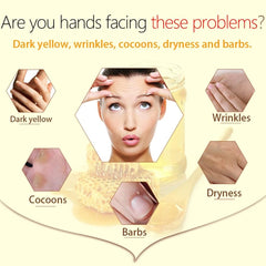 Duziur mask application on hands illustrating easy, even coverage
