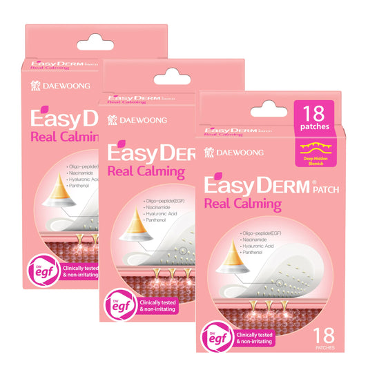 DWEasyDerm Easyderm patch pack front view for gentle daily care