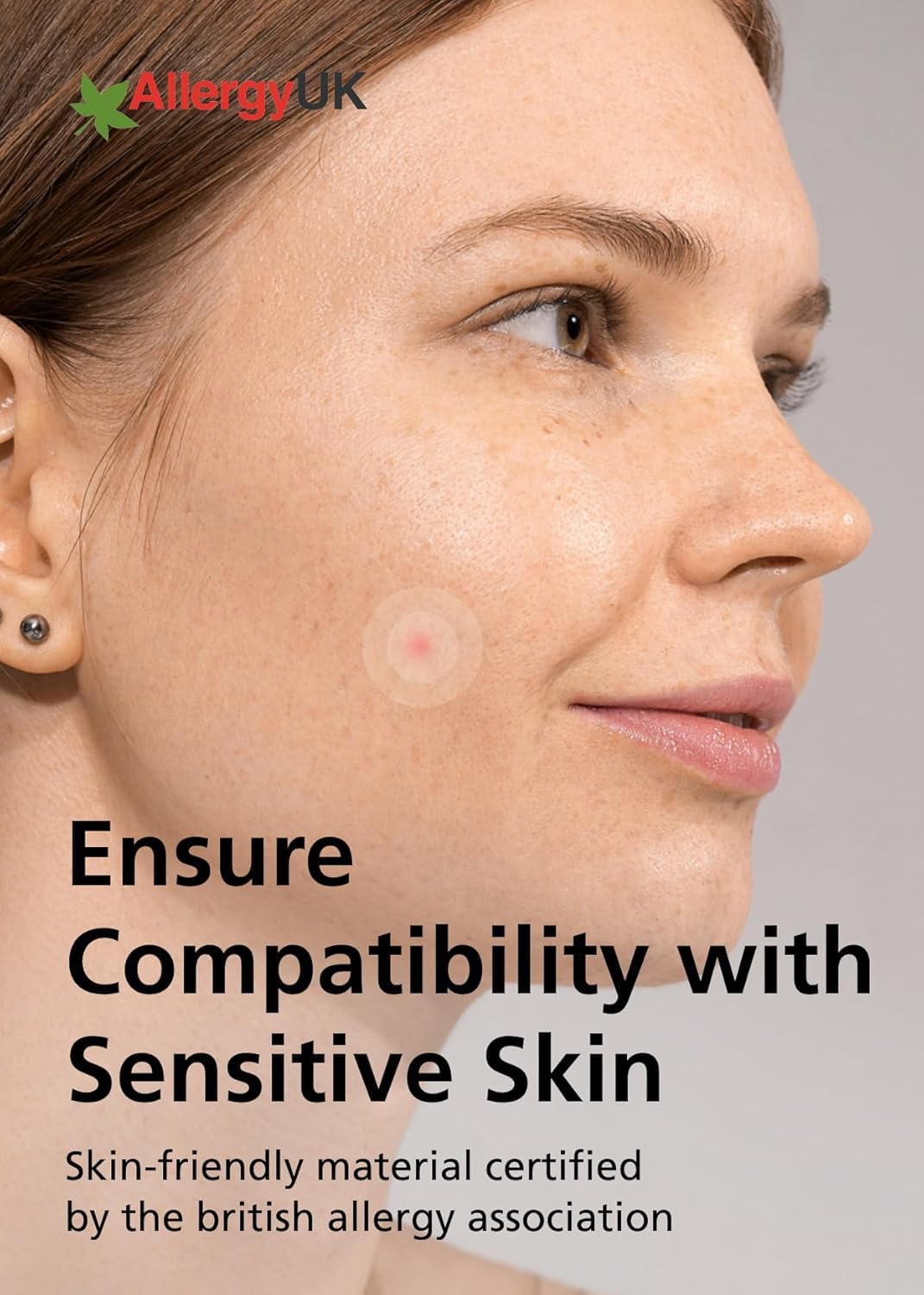 DWEasyDerm relief invisible patch with tea tree for redness relief.