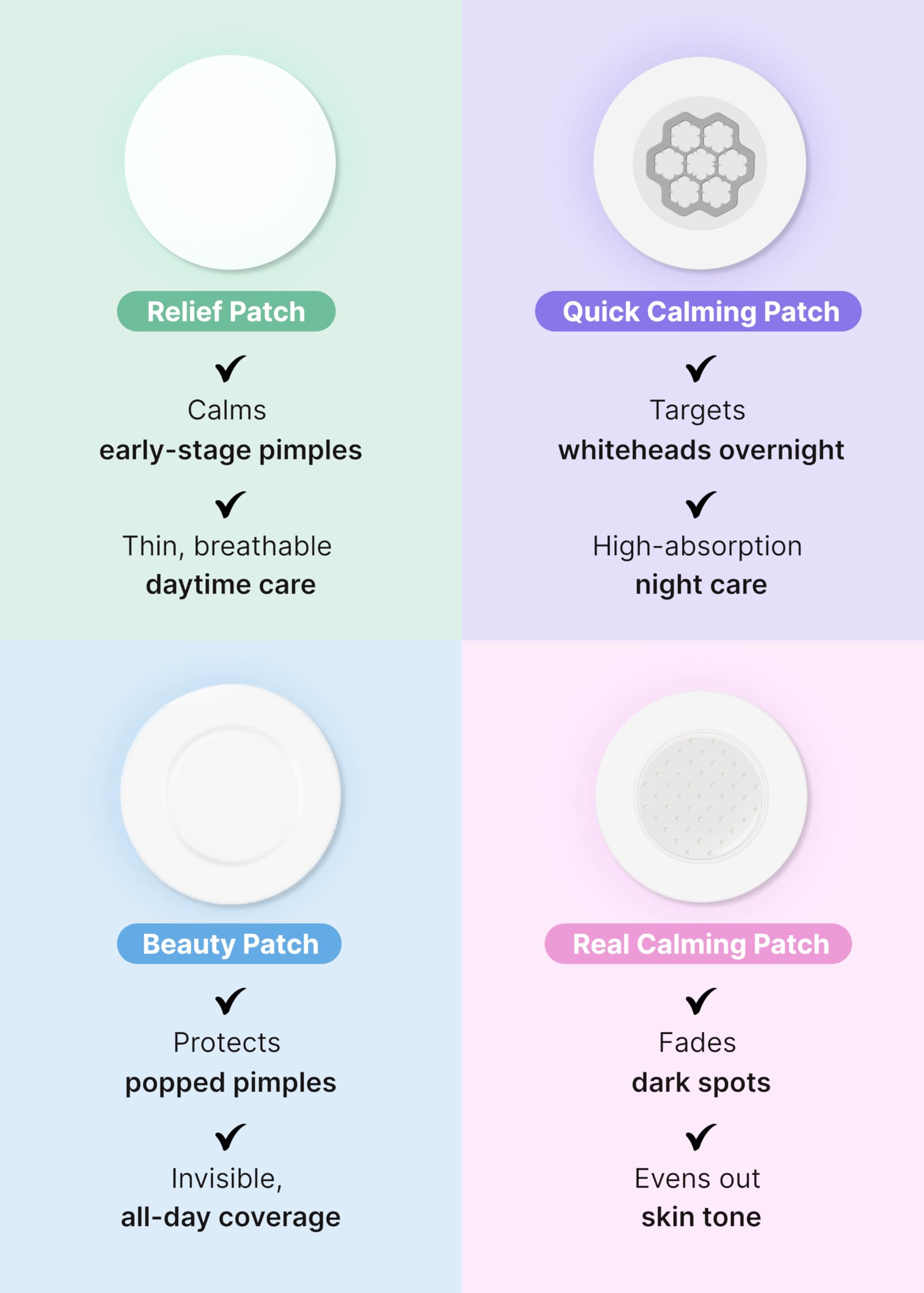 DWEasyDerm Easyderm patch thin transparent design blends with skin