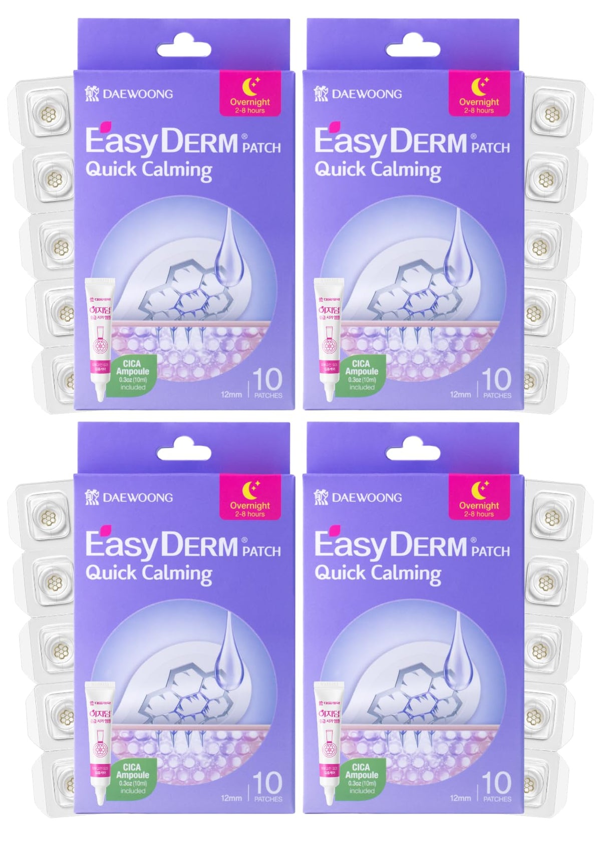 DWEasyDerm EasyDerm patches bulk pack 40 patches for convenient blemish care at home