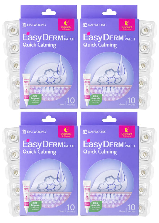 DWEasyDerm EasyDerm patches bulk pack 40 patches for convenient blemish care at home
