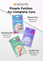 DWEasyDerm patch adheres securely on skin for comfortable wear.