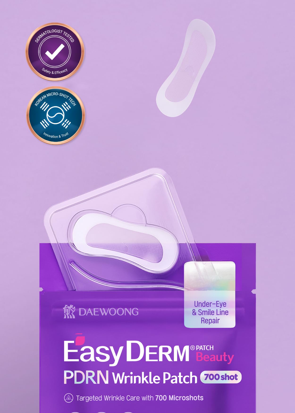 DWEasyDerm PDRN eye area application demo for refresh.