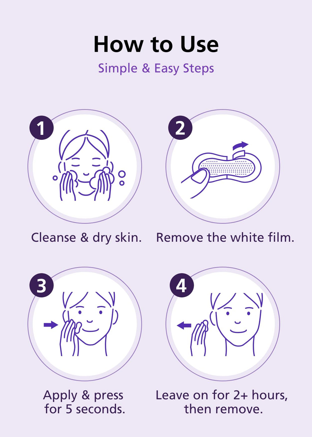 DWEasyDerm PDRN under-eye patch on skin demonstrating hydration.