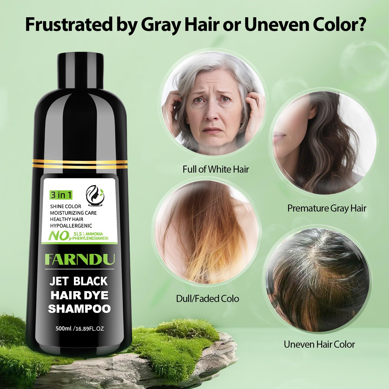 DYEING 221 BC FarnDu wash-in color process for at-home use.