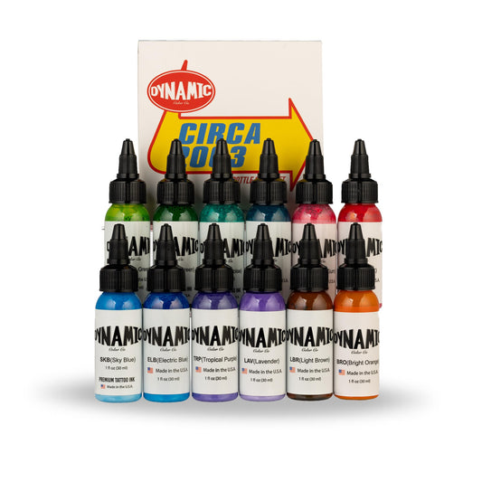 Dynamic Color Co Circa Color Set Electric Blue ink for bold lines and shading.