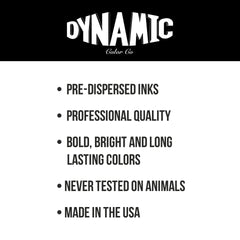 Dynamic Color Co Circa Color Set Turquoise ink for vibrant fills.
