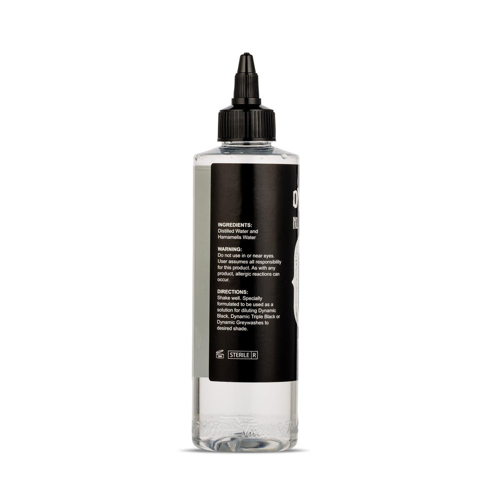 Close-up of Dynamic Color Co No 00 mixing solution highlighting clarity and purity.