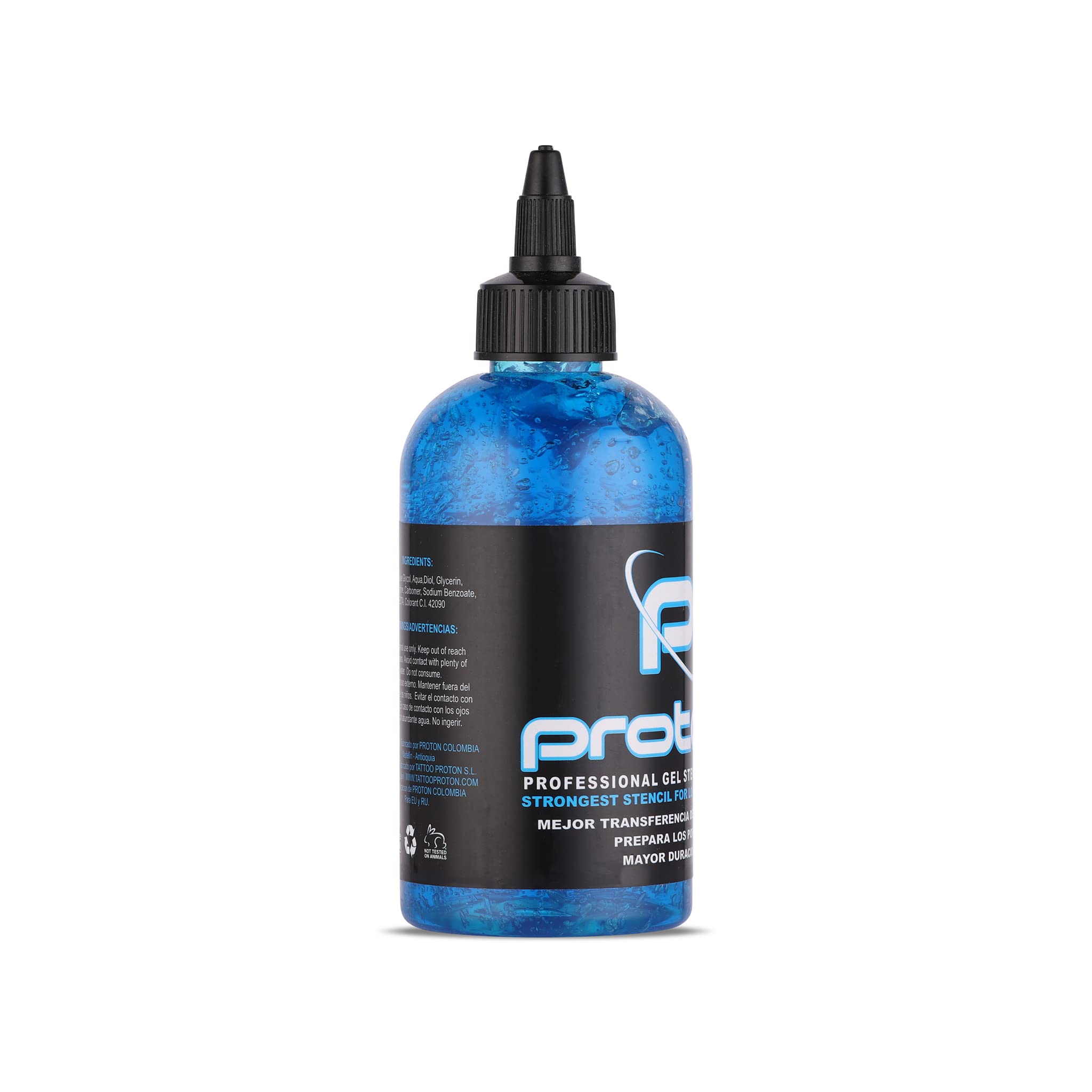 Dynamic Color Co Proton stencil primer gel multi-use tattoo prep in 8oz bottle.