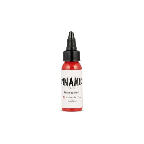 Dynamic Color Co fire red bottle brings bold color for dramatic accents.
