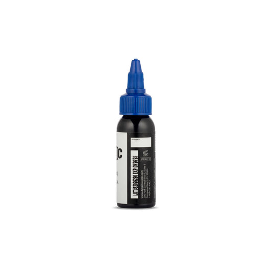 Dynamic Color Co Triple Black ink label closeup shows vegan USA-made formula.