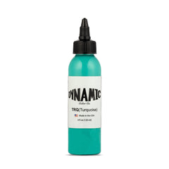 Dynamic Color Co turquoise ink bottle showcases rich color for crisp outlines and shading.